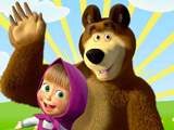 Puzzles: Masha and Misha! game thumbnail